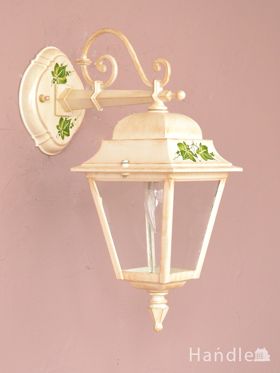 アンティーク調のおしゃれな外灯、イタリアから届いたエクステリアランプ（電球なし） (wr-121)