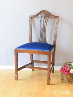 アンティークチェア・椅子 サロンチェア アンティークのデザイナーズチェア、イギリスから届いたヘップルホワイトチェア