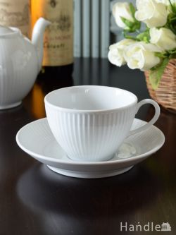 インテリア雑貨 紅茶カップ フランスのおしゃれな磁器の食器、ピリヴィッツ社のPlisse（プリッセ）シリーズのカップ＆ソーサー(300cc)