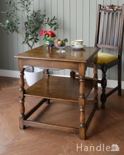 アンティーク家具  いろんな使い方が出来るサイドテーブル、英国アンティーク家具