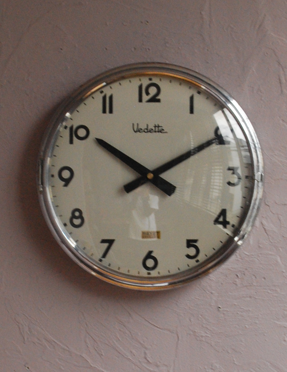 パリの時計メーカーVedette社のアンティーク壁掛け時計（ウォールクロック） (m-1473-z)