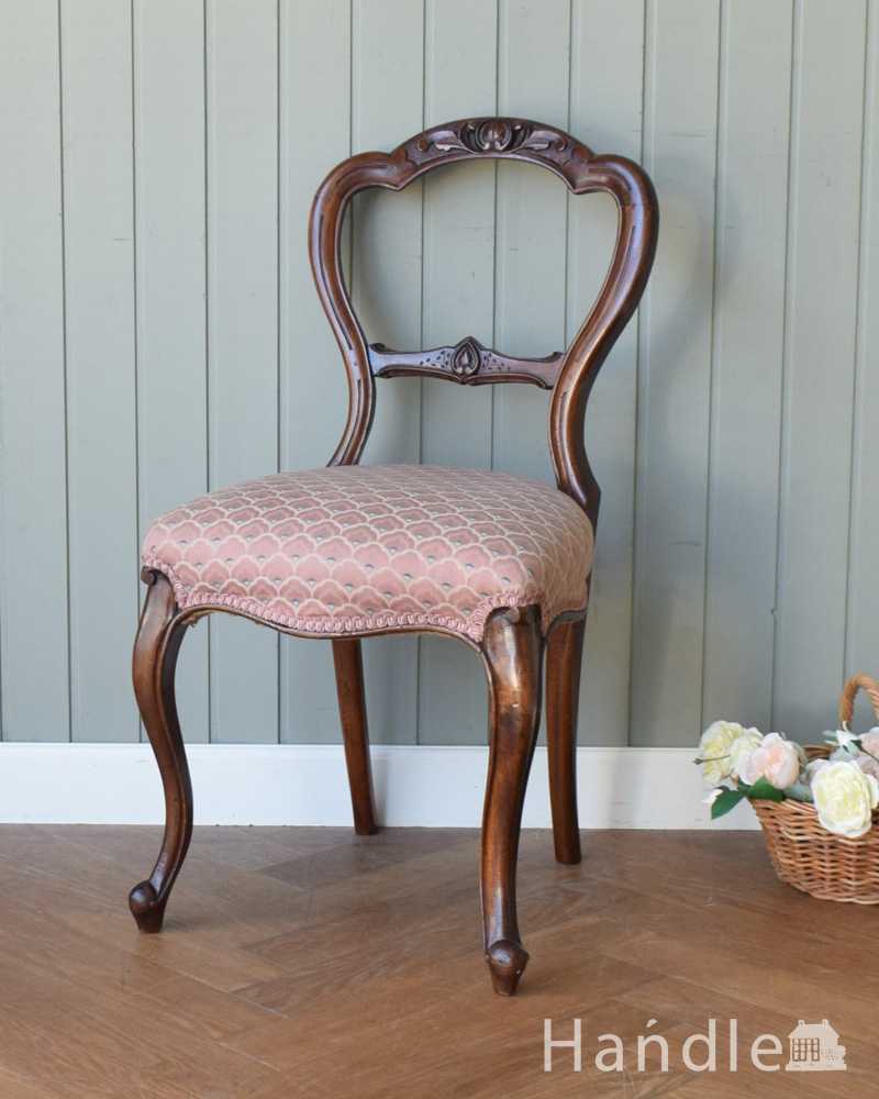 アンティークのバルーンバックチェア、1900年代に作られた美しい英国の椅子 (k-1357-c)