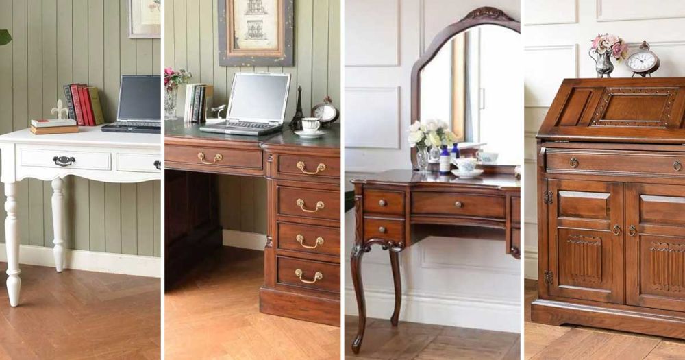 アンティーク調のデスク・ドレッサー【公式】Handleハンドル