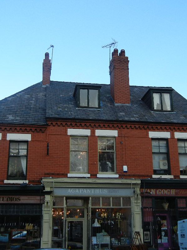 イギリスのお家って感じ！レンガ造りのマーケット