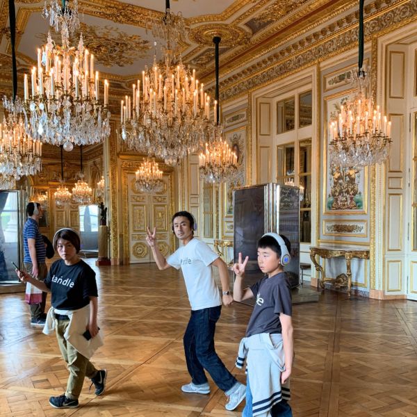 コンコルド広場が一望できるバルコニー