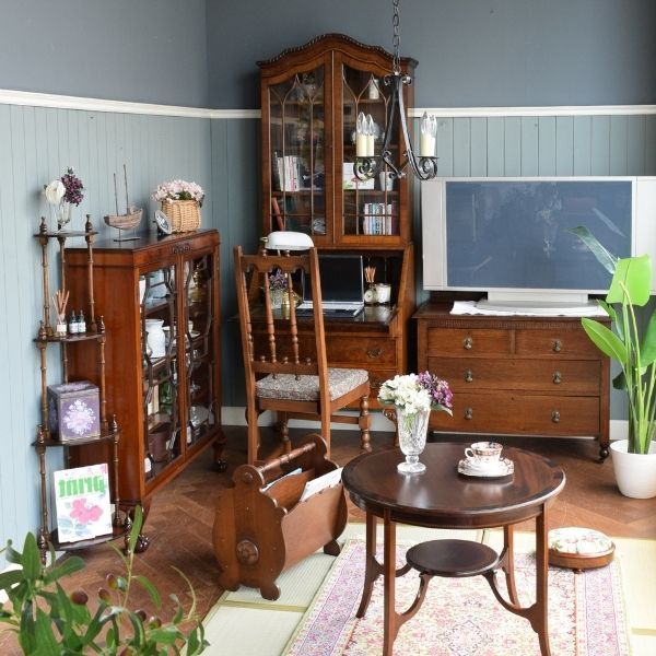 和と英国を私の好きでつなぐ、クリスマスライブ後の書斎