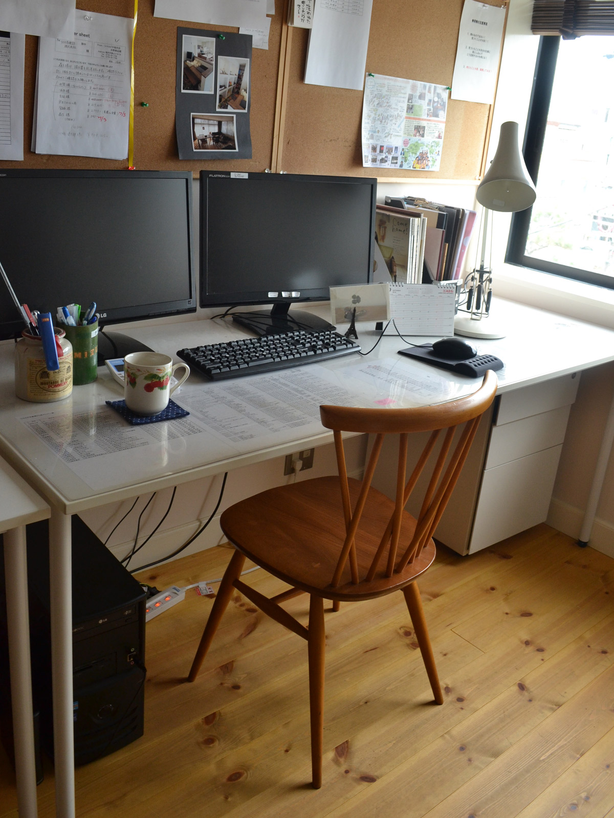 北欧ビンテージの | 事務用の家具とアーコールのコラボ HandleのPCスペース