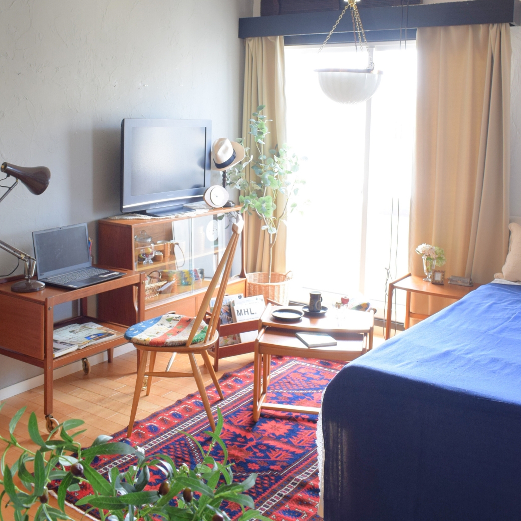 北欧ビンテージの | 転勤でグレードアップしたマンションの長男の寝室