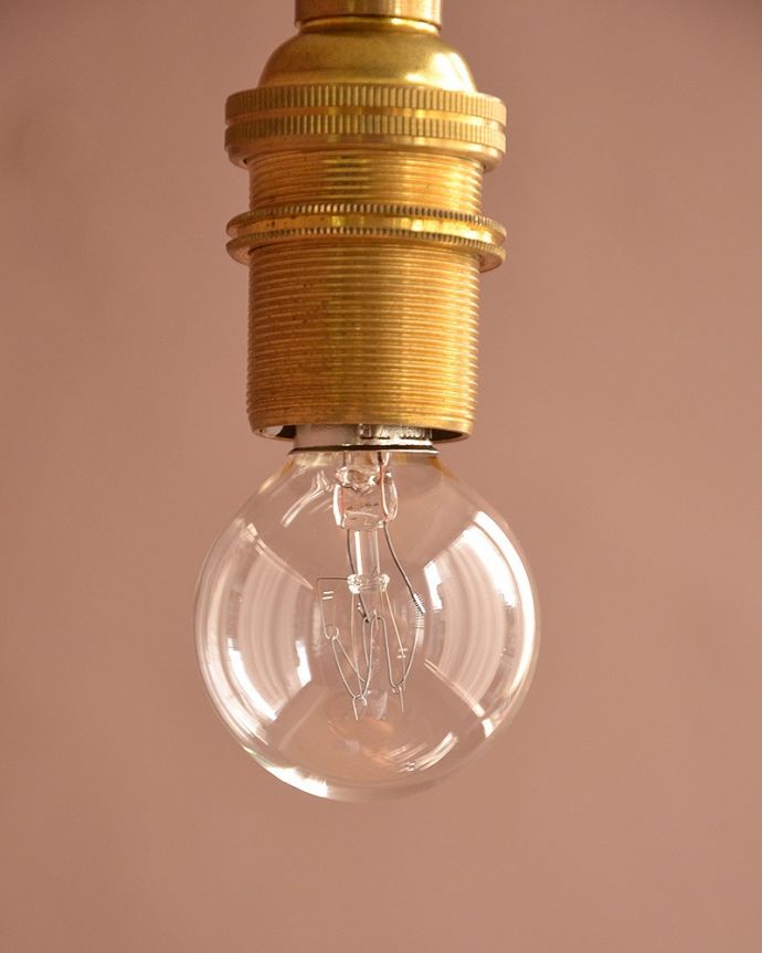 電球・オプション　照明・ライティング　ミニボール球 クリア・白熱球（E17口金・40W）。コロンとした丸い可愛い形テーブルランプや、ペンダントライトにピッタリの丸い形をした電球です。(DK-12)