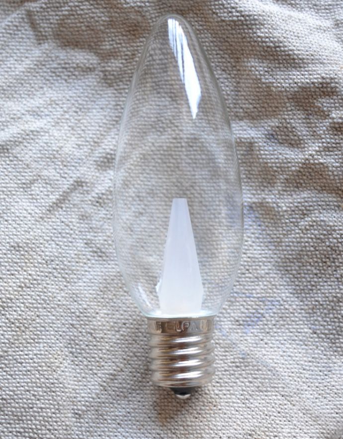 電球・オプション　照明・ライティング　LED電球 シャンデリア球（Ｅ17口金・50lm）。見た目も満足白熱球のような形の電球。(DK-5)