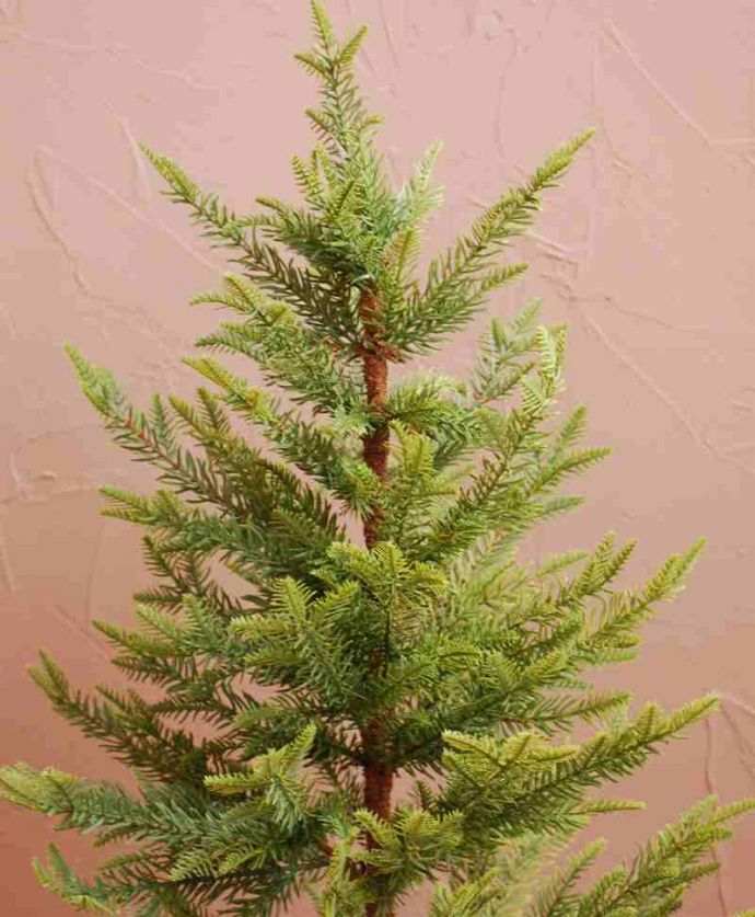 Xmas 雑貨　クリスマス用　クリスマスが楽しみになる可愛いテラコッタポットのクリスマスツリー（L）。今年はいつもと違うクリスマスを演出お部屋の中をちょっと飾るだけでワクワクするクリスマス。(cm-154)
