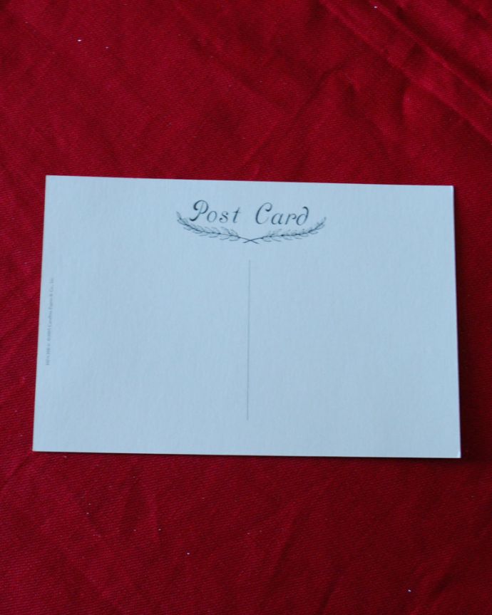 リビング雑貨　インテリア雑貨　カバリーニ社のクリスマス限定ポストカード（エッフェル塔×JOYEUX NOEL）。裏はこんな感じです。(cm-55)