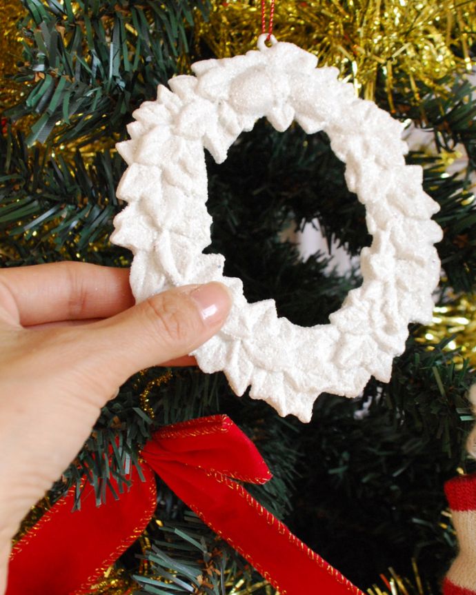 リビング雑貨　インテリア雑貨　クリスマス限定オーナメント（リース）。ツリー以外にも壁やドアなど気軽に飾りつけが楽しめます。(cm-72)