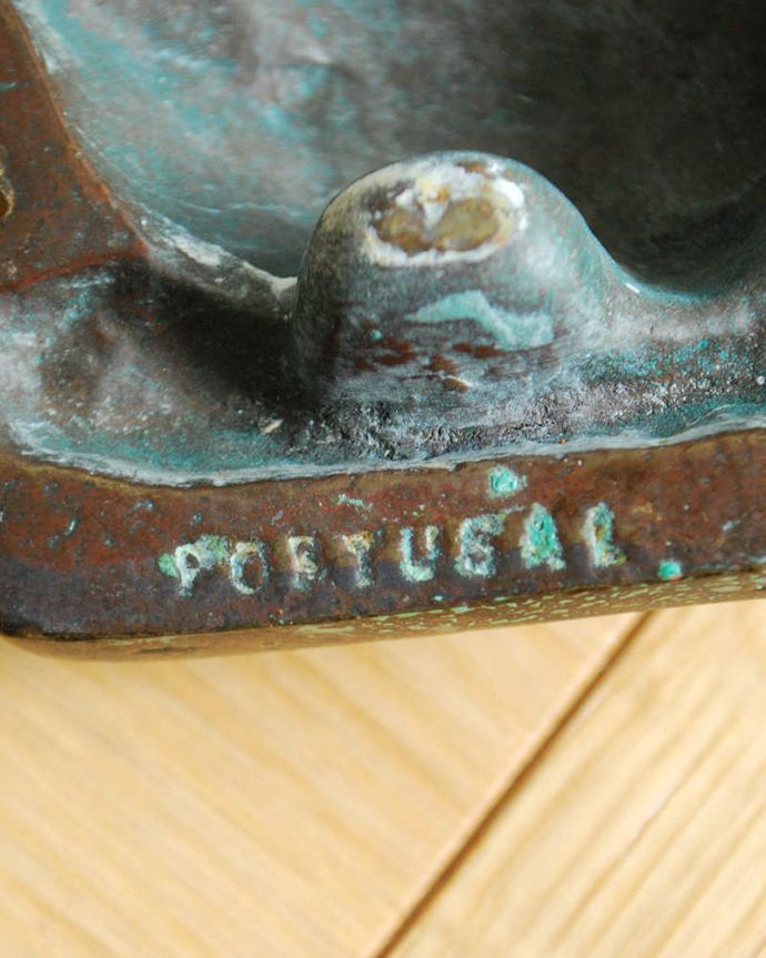 英国からのアンティーク雑貨、お洒落な帆船の真鍮ドアノッカー(d-1526-z)｜アンティーク雑貨