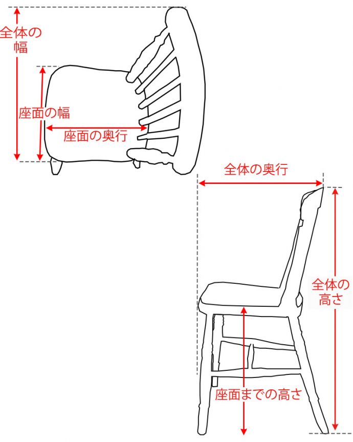 キッチンチェア　アンティーク チェア　グレーがお洒落なキッチンチェア、可愛いアンティークの椅子。。(d-907-c)