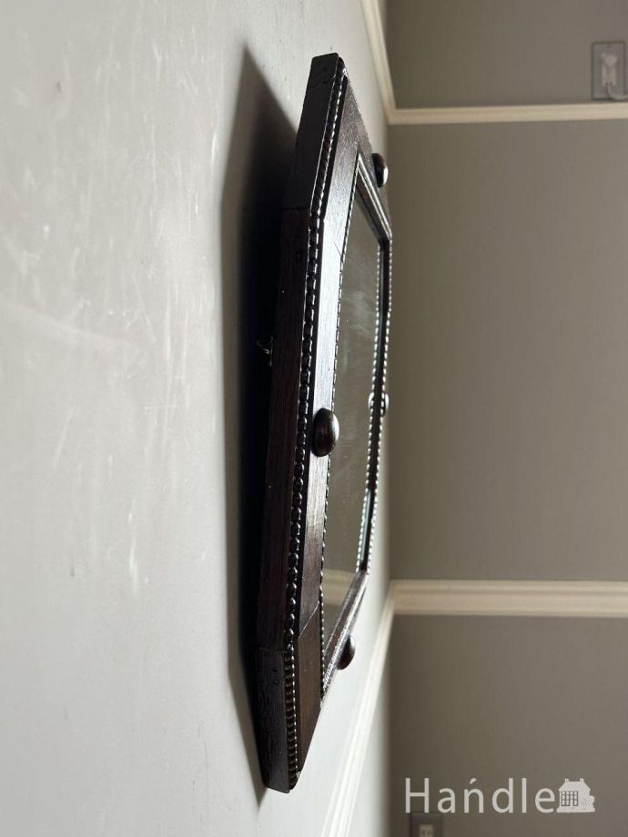 アンティークミラーの側面