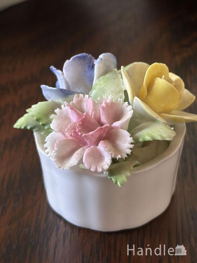 アンティークの陶花