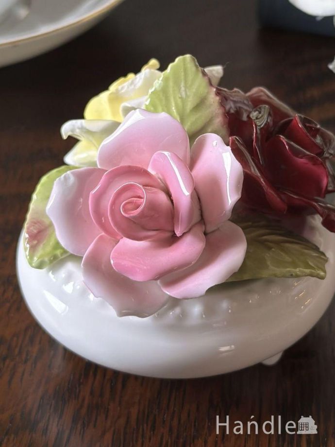 アンティークの陶花