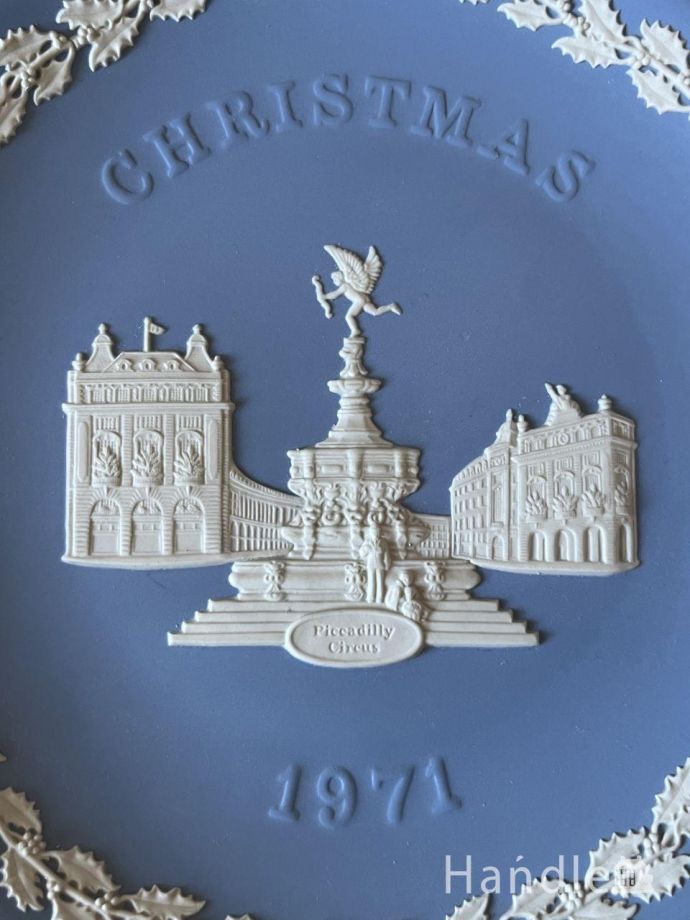 アンティークウェッジウッドのクリスマスプレート