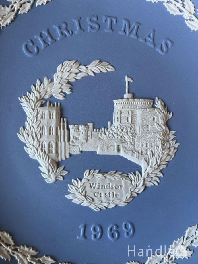 アンティークウェッジウッドのクリスマスプレート