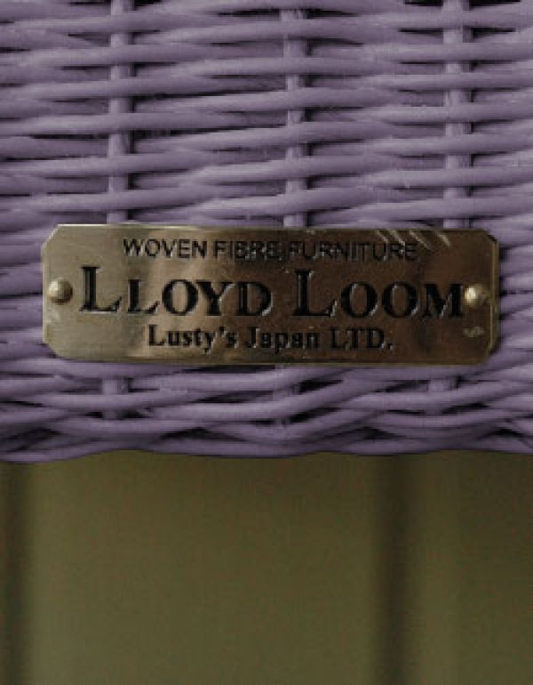 オリジナルロイド　Handleオリジナル ロイドルームスツール(Lavender tea)。ロイドルームの商品登録ブランドのタグが、きちんとついてきます。(hol-05lt)