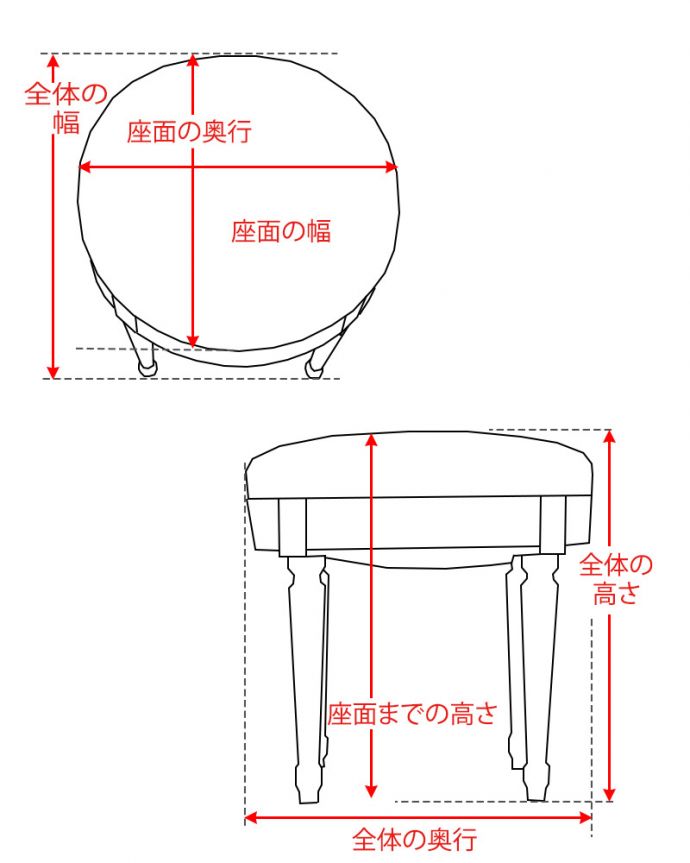 スツール・オットマン　【アンティークチェア商品UP用】　スツール/プチポワンタイプ。。(htc-07-2-2)