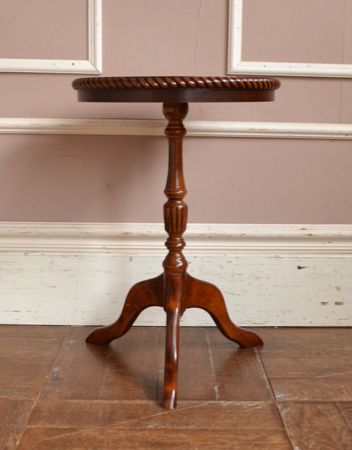 イギリス アンティーク 家具 サイドテーブル オケージョナル 英国 6540d イギリスアンティーク家具 アンティークテーブル デスク