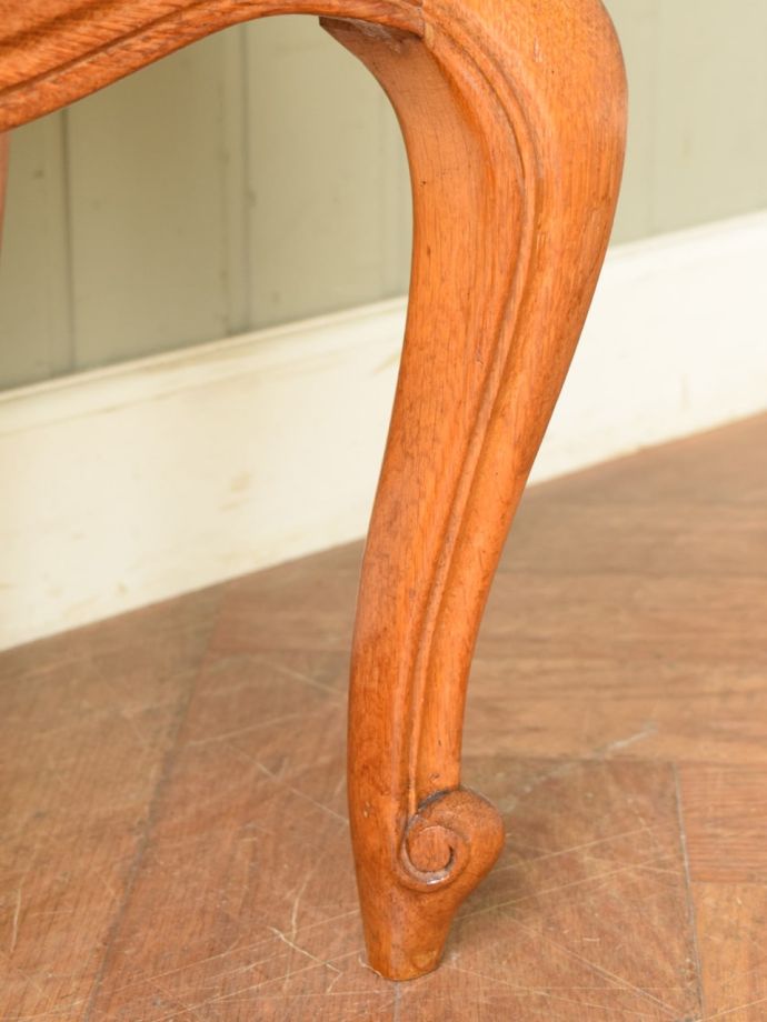 フランスアンティーク猫脚キャビネット/木製ナイトテーブル/机/飾り棚 