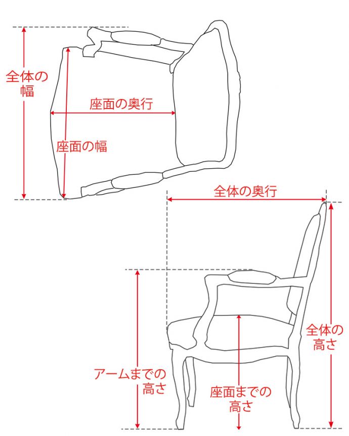 1Pソファ(ラウンジチェア)　アンティーク チェア　フランス生まれの優雅なアンティークチェア、プチポワンのアームチェア。。(j-636-c)