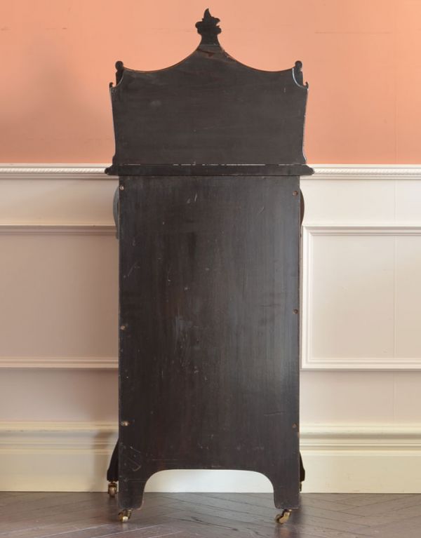 英国のアンティーク家具、海外らしいコールボックス（炭入れ）(k-1140 