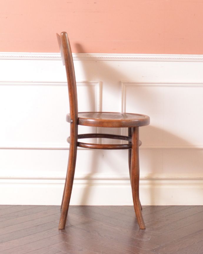 イギリスアンティーク木製スツール/丸イス椅子/チェア/花台(71-166-1