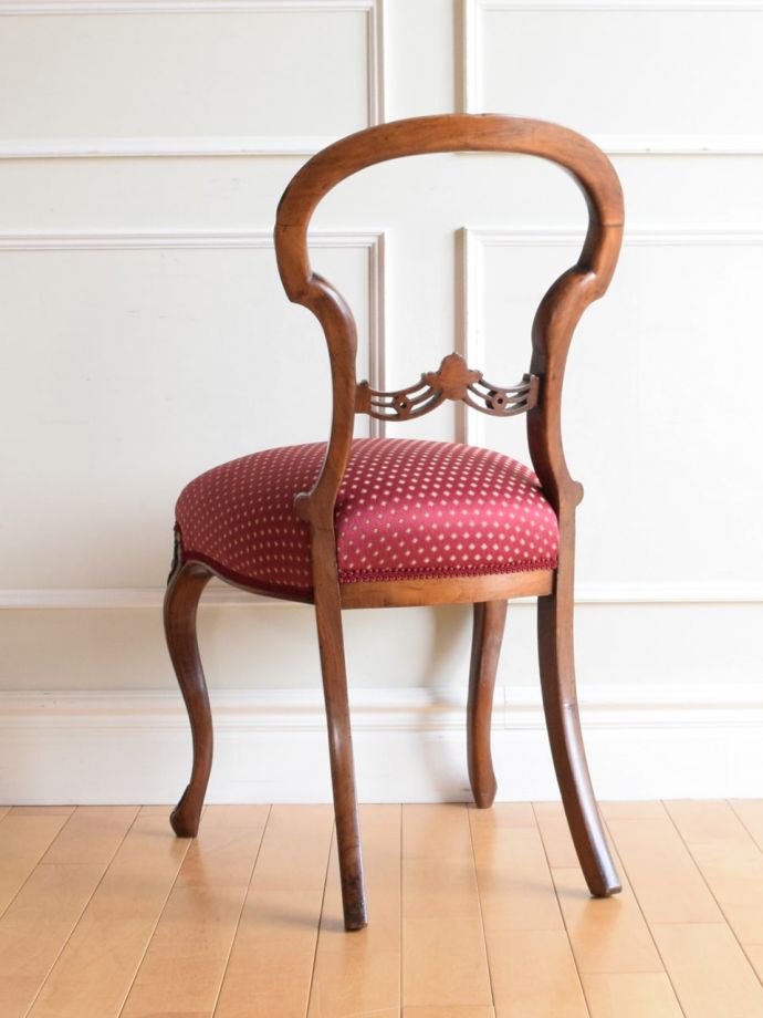 アンティークのバルーンバックチェア、1890年代に作られた美しい英国の椅子(k-1471-c)｜アンティークチェア・椅子