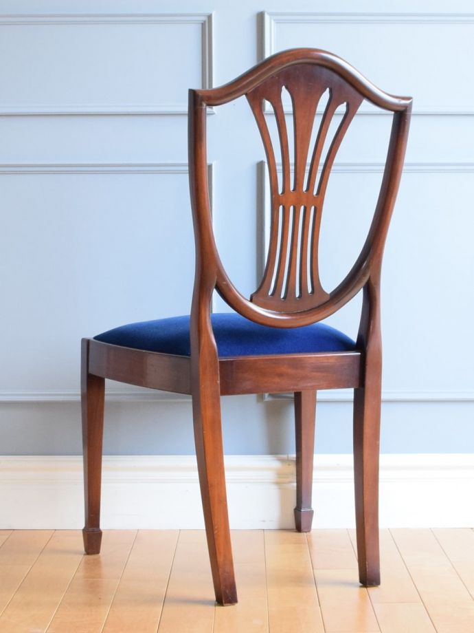 アンティークのヘップルホワイトチェア、英国の美しいサロンチェア(k-1759-c)｜アンティークチェア・椅子