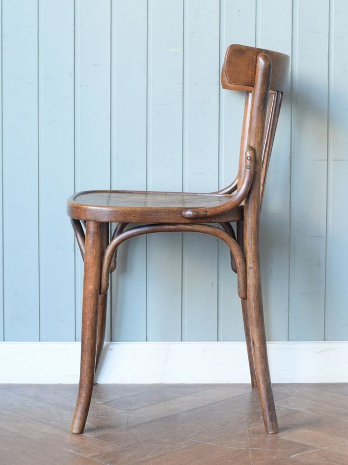 ヨーロッパのカフェの椅子、アンティークのベントウッドチェア(k-1788