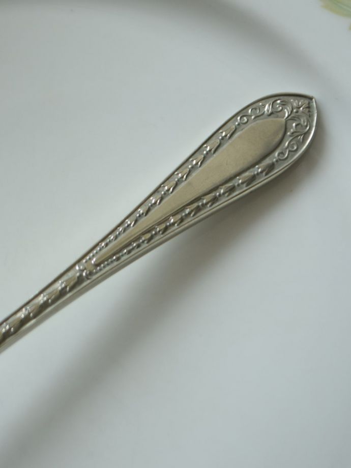英国製シルバープレートのカトラリー、銀のサーバースプーン(k-4690-z)｜アンティーク雑貨