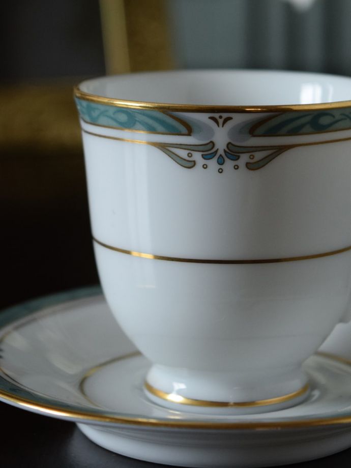 Noritake 月桂樹　日陶印 カップ\u0026ソーサー　4客