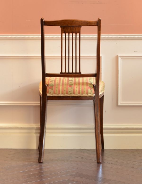 値下椅子　インレイド　象嵌　木彫　無垢材 西洋