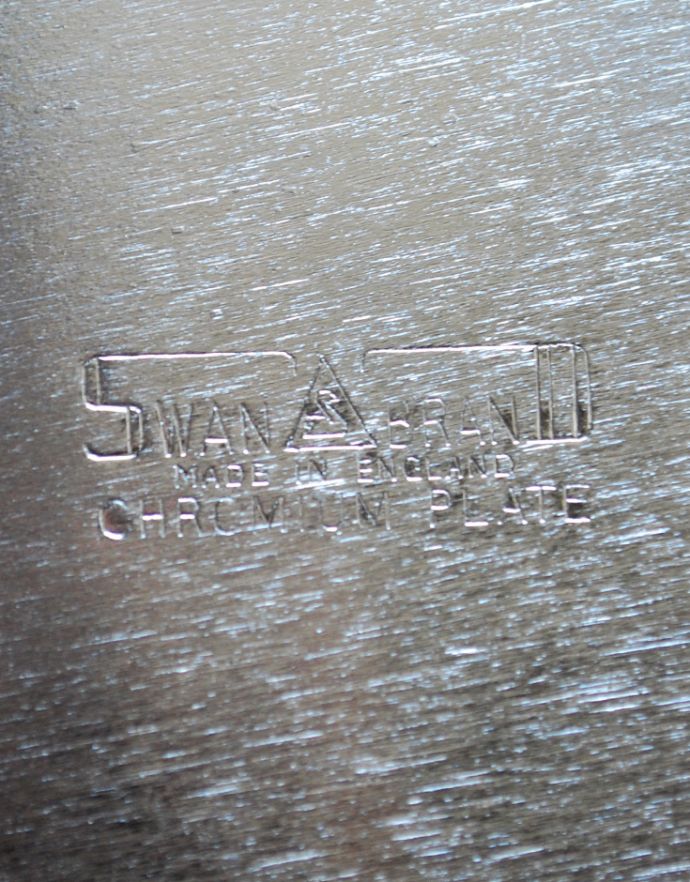 アンティーク シルバー製　アンティーク雑貨　アフタヌーンティーアイテム、英国で見つけたSWAN BRANDのアンティークティーセット。調印が残っています。(m-1357-z)