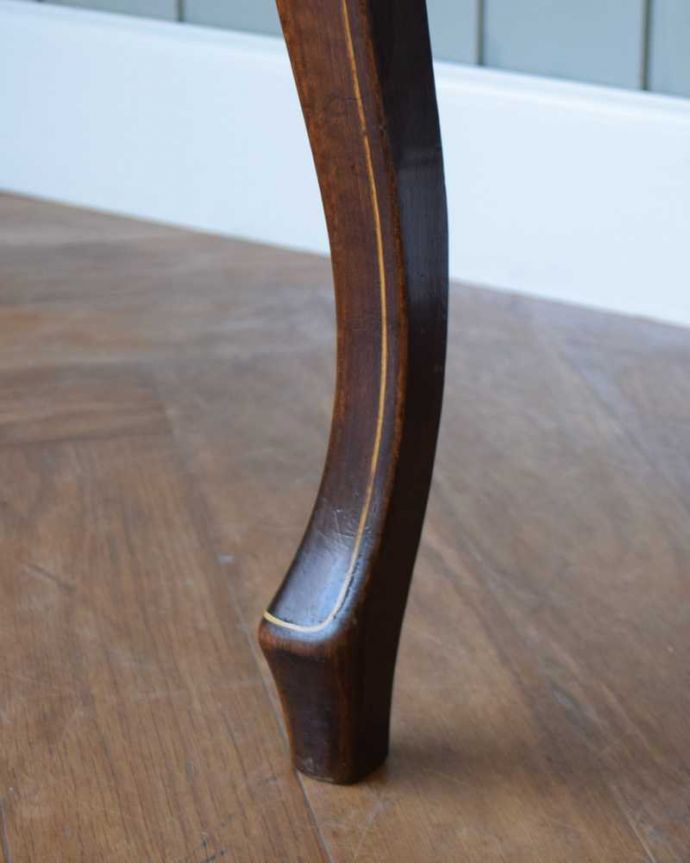 イギリスの豪華なアンティークの椅子、インレイド（象嵌）チェア(m-345 