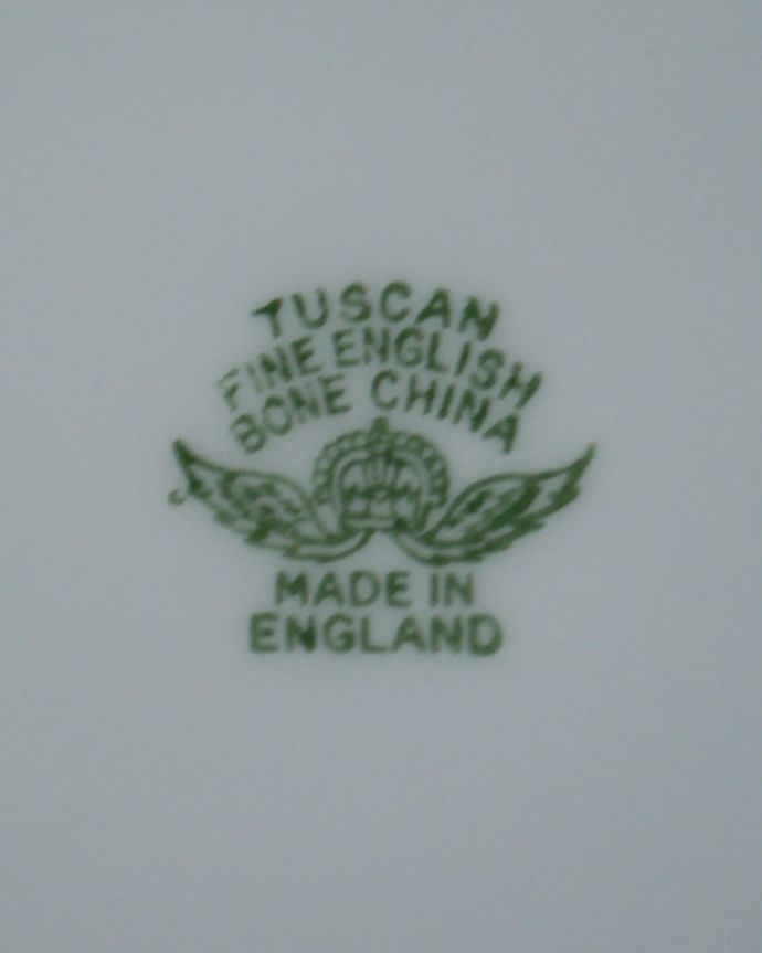 イギリスのスタッフォードシャー トスカン社 Tuscan のアンティークプレート M 41 Z アンティーク雑貨