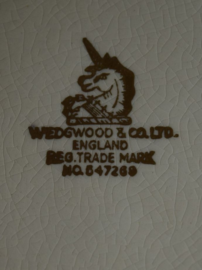 Wedgwood & Co Ltdのバックスタンプ