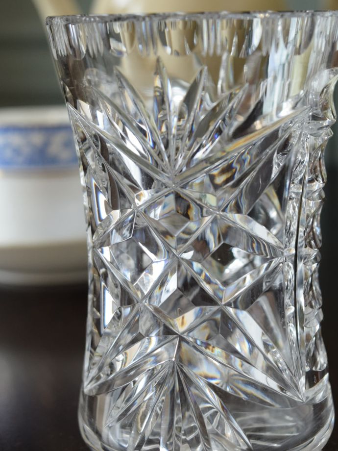 22K細工 クリスタルガラス  英国プレスドグラス セット
