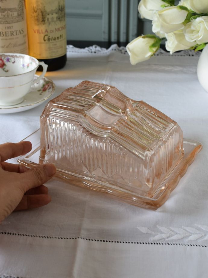 アンティークのガラス食器