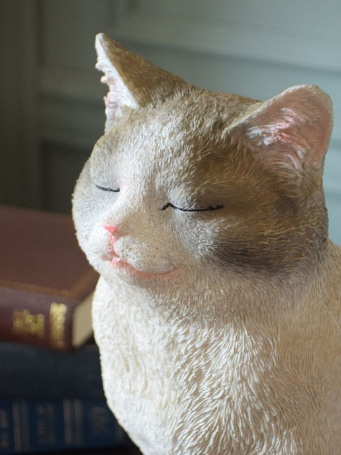 可愛い猫のディスプレイ雑貨 癒されるネコのオブジェ N12 467 インテリア雑貨