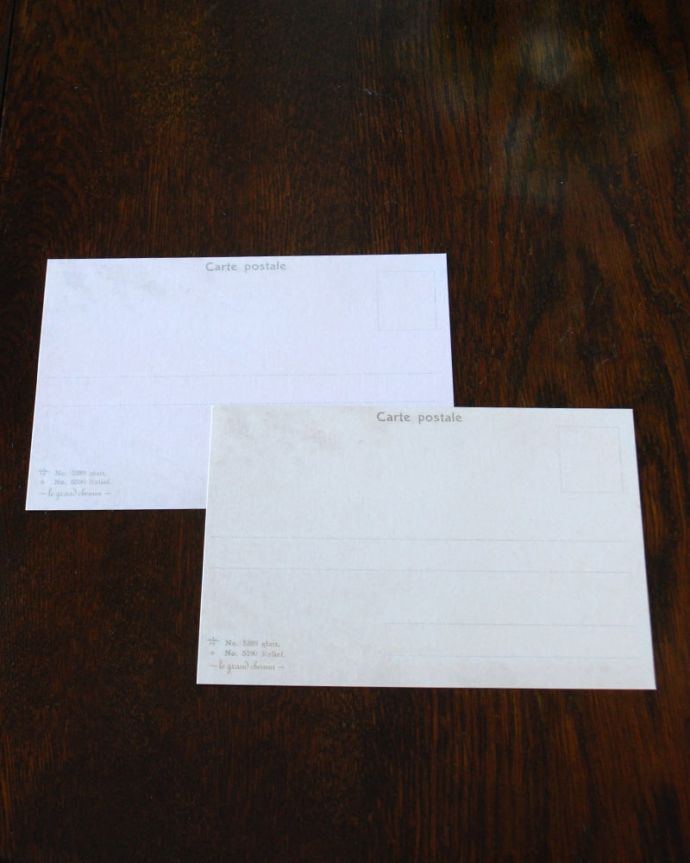 ポストカード　インテリア雑貨　ポストカード5枚1セット　裏面はこんな感じ宛名やメッセージを書くことが出来ます。(n13-008)