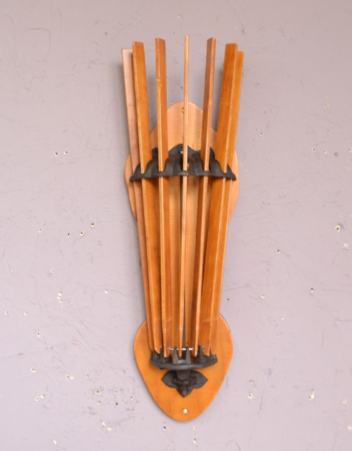 木製のアンティーク風キッチンクロスハンガー（タオルハンガー）(n4