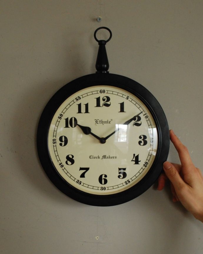 ミラー・時計　インテリア雑貨　時計　大きさはコレくらいお家の壁に付けて、楽しんでください。(n8-093)