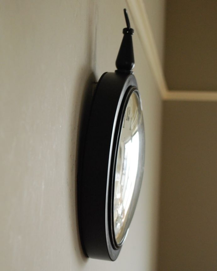 ミラー・時計　インテリア雑貨　時計　横から見ると･･･こんな感じです。(n8-093)
