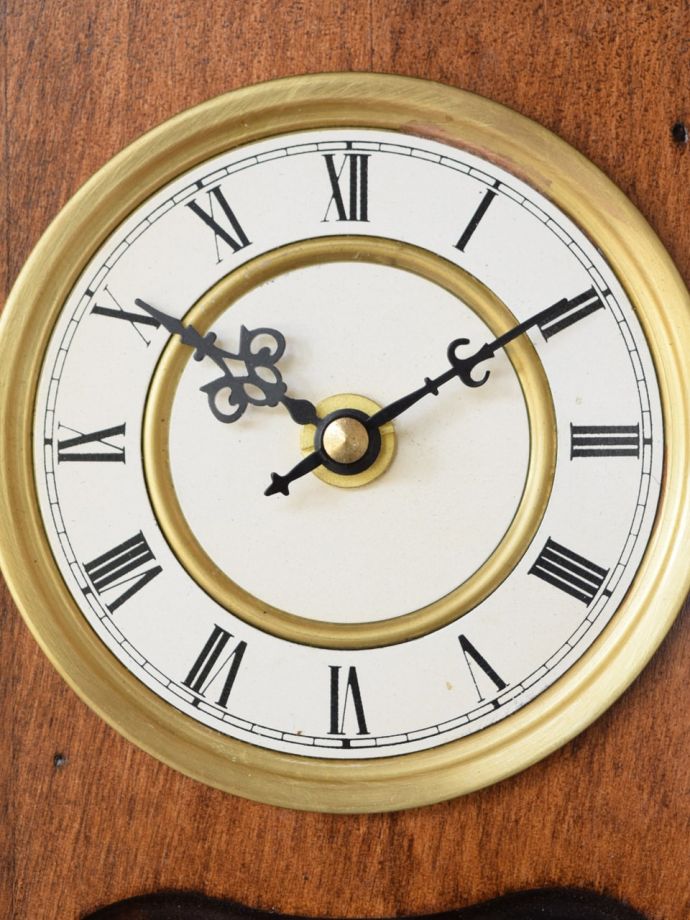イタリアから届いたアンティーク調の掛け時計、カパーニ社の振子付時計(n8-138)｜インテリア雑貨