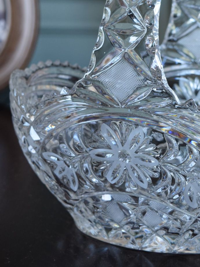 収集家のコレクション 気泡入 時代物 氷カップ ガラスの器 1223R1r-